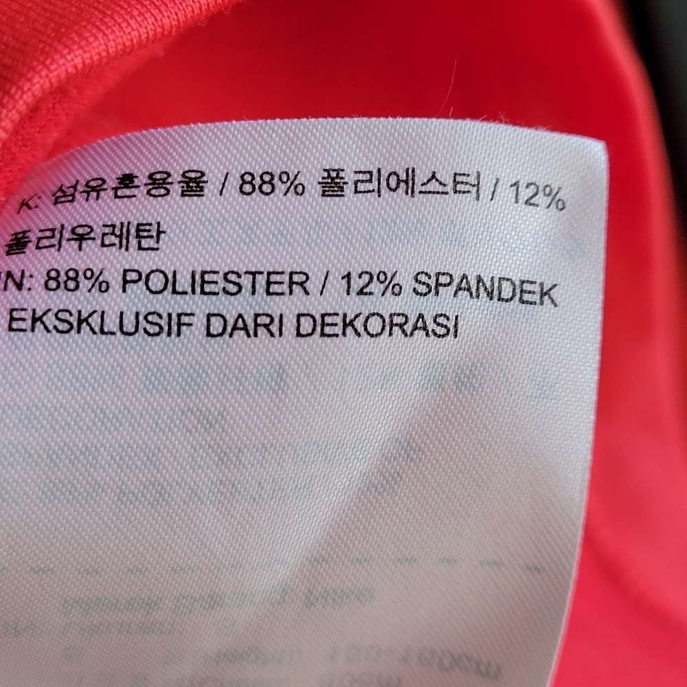 Nike PRO DRI FIT Women's Coral Long Sleeve Top Size Small Logo - Picture 8 of 9